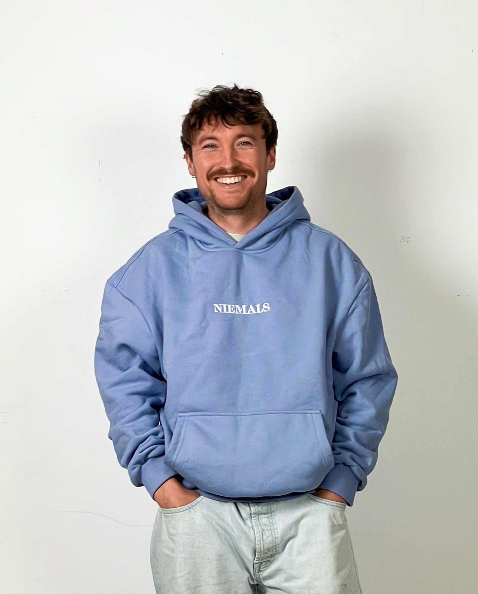 NIEMALS Heavy Oversized Hoody | Viola Blue