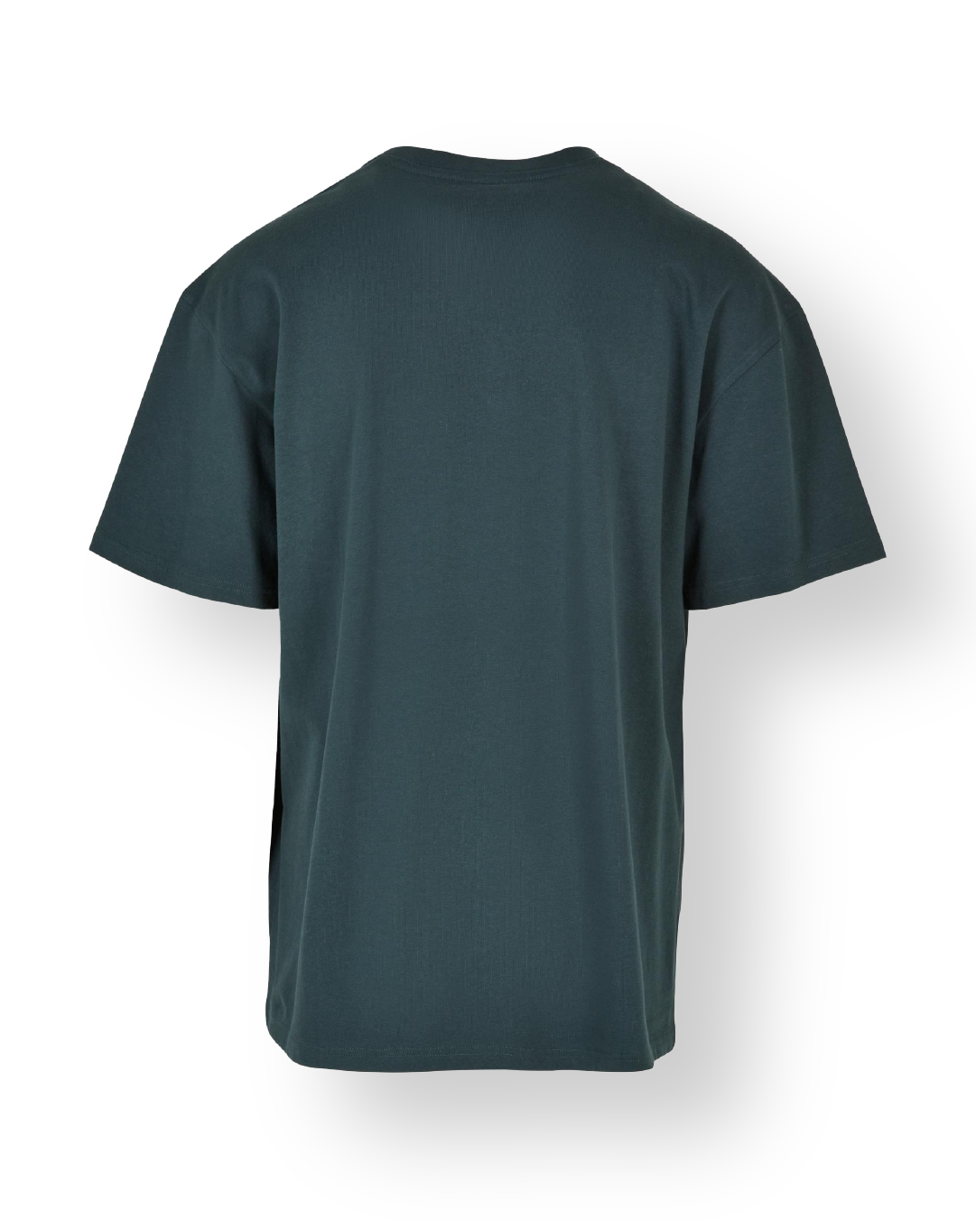 NIEMALS Heavy Oversized Tee | Bottlegreen mit Schmetterling