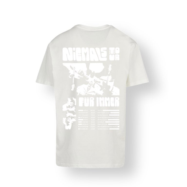 NIEMALS Heavy Oversized Tee | Ready to Dye mit Glühbirne