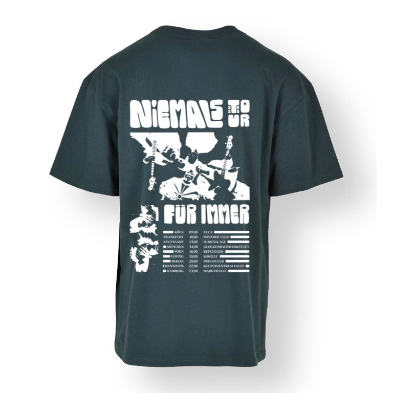 Extra: Tourshirt-Druck für dein Shirt oder Hoodie.