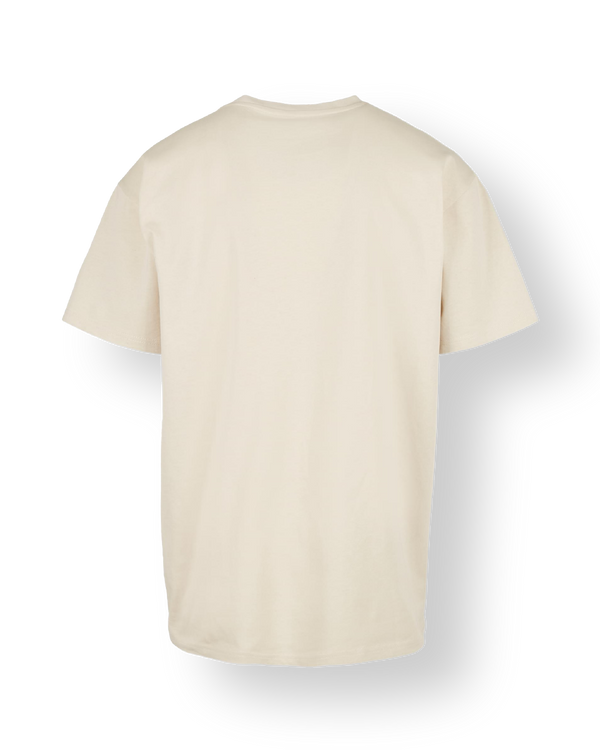 NIEMALS Heavy Oversized Tee | Sand mit Schmetterling