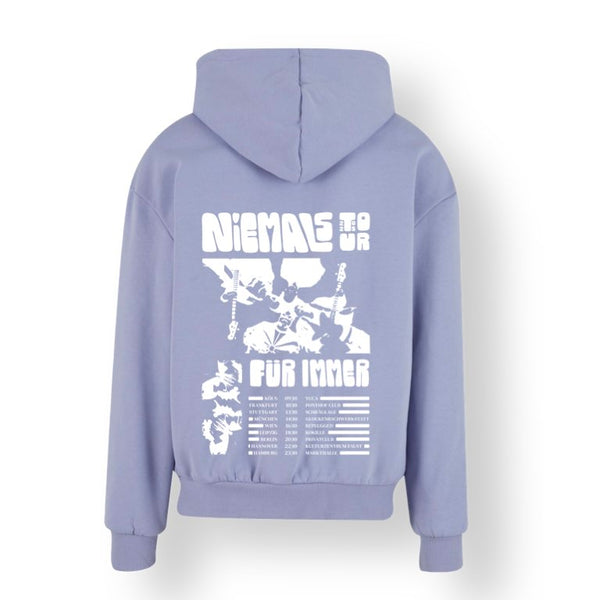 NIEMALS Heavy Oversized Hoody | Viola Blue
