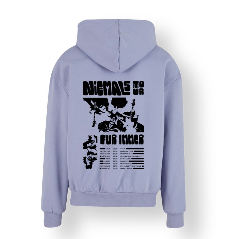 NIEMALS Heavy Oversized Hoody | Viola Blue