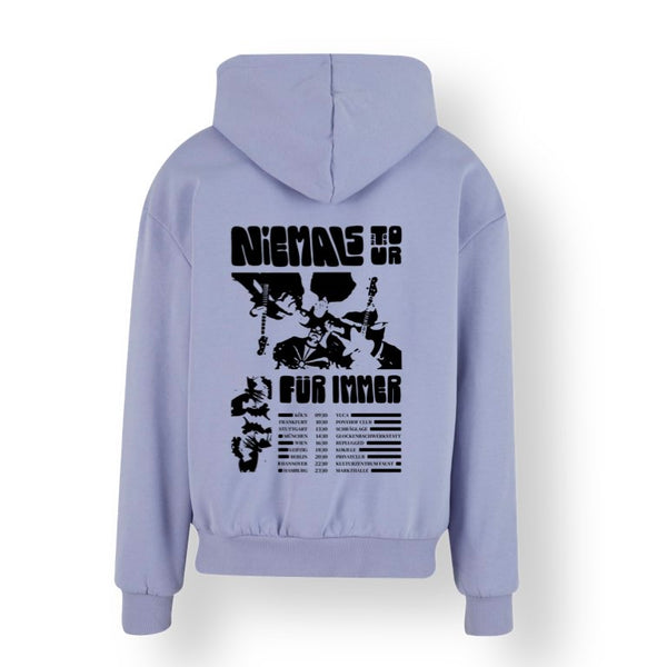 NIEMALS Heavy Oversized Hoody | Viola Blue