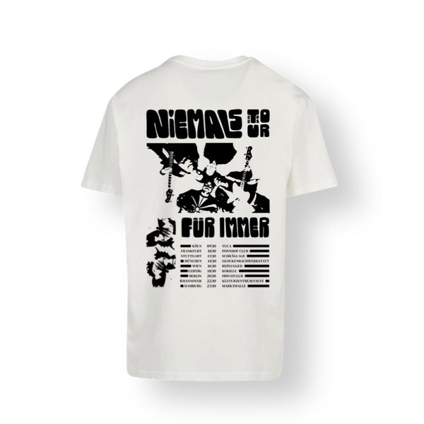 NIEMALS Heavy Oversized Tee | Ready to Dye mit Glühbirne