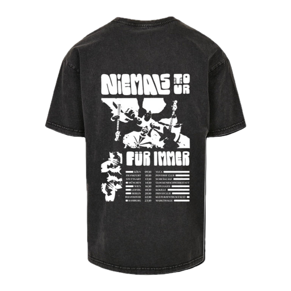 TOURSHIRT 2025 / Oversized Fit, acid wash